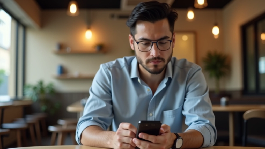 Person using smartphone app for receipt scanning and expense logging